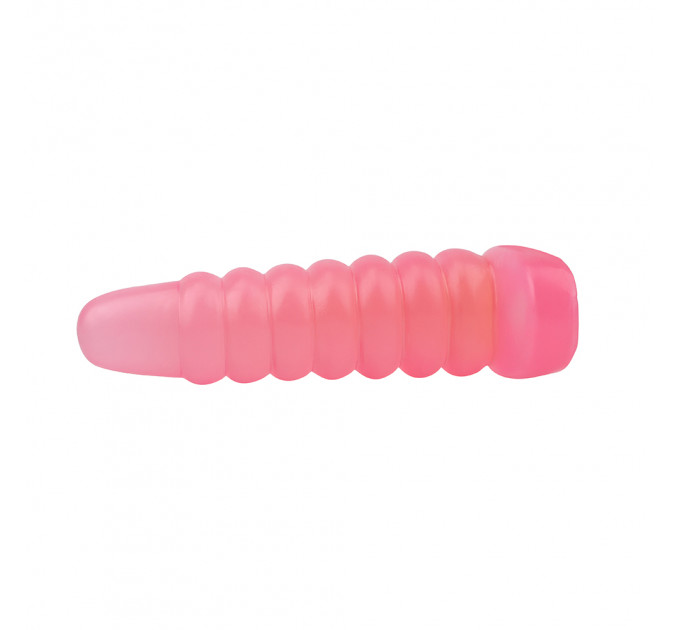 Велика анальна пробка Chisa Hi-Rubber Chubby рожева