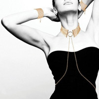Браслети-наручники DESIR METALLIQUE чорні Bijoux Indiscrets