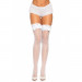Чулки в сеточку One Size Violet Fishnet Thigh High Stockings от Leg Avenue, белы