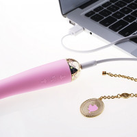 Вібратор для точки G з підключенням до телефону ZALO Momoko Berry Violet