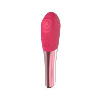 Двостороння віброкуля Chisa Lust Ripple Ardor з пульсуючою головкою, рожевий