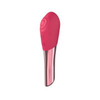 Двостороння віброкуля Chisa Lust Ripple Ardor з пульсуючою головкою, рожевий
