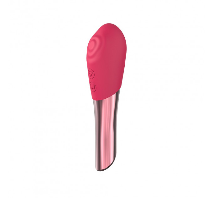Двухсторонняя вибропуля Chisa Lust Ripple Ardor с пульсирующей головкой, розовый