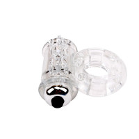 Ерекційне віброкільце Chisa Get Lock Vibrating Bull Ring, прозоре