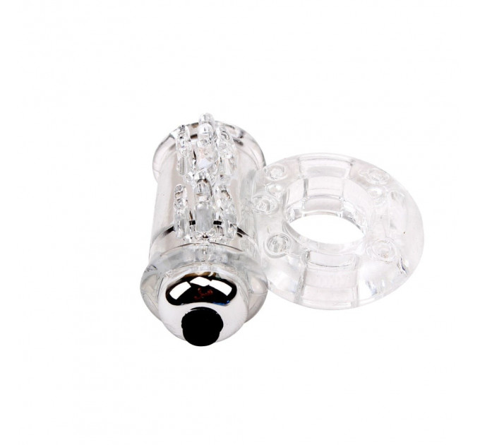 Ерекційне віброкільце Chisa Get Lock Vibrating Bull Ring, прозоре
