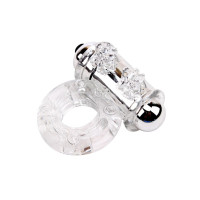 Ерекційне віброкільце Chisa Get Lock Vibrating Bull Ring, прозоре