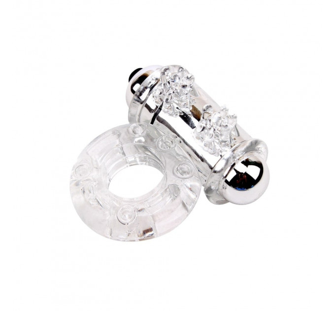 Ерекційне віброкільце Chisa Get Lock Vibrating Bull Ring, прозоре
