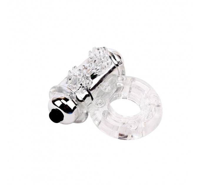Ерекційне віброкільце Chisa Get Lock Vibrating Bull Ring, прозоре
