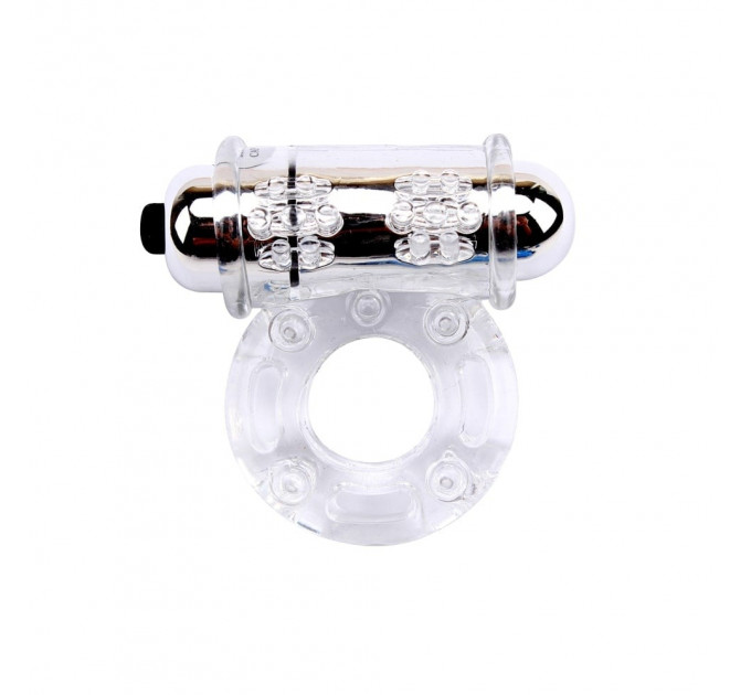 Ерекційне віброкільце Chisa Get Lock Vibrating Bull Ring, прозоре