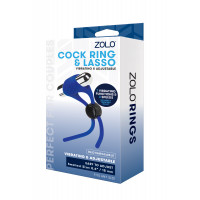 Ерекційне кільце з віброкулею ZOLO RECHARGEABLE ADJUSTABLE C-RING