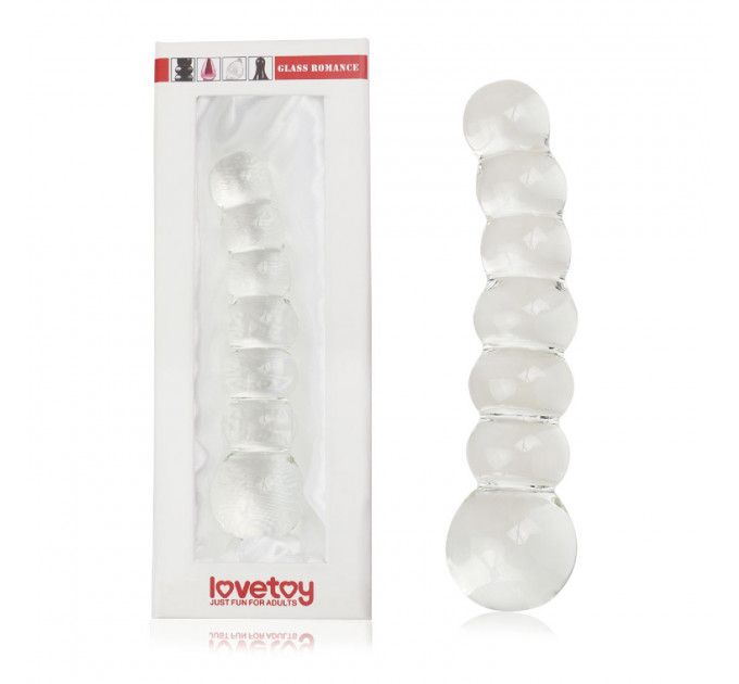 Фаллоимитатор стеклянный 6,8" Glass Romanc