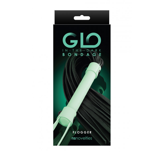 Флогер светящийся NS Novelties GLO BONDAGE FLOGGER