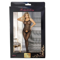 Комбінезон еластичний у сіточку Star Night Passion Delicate чорний, XS-M
