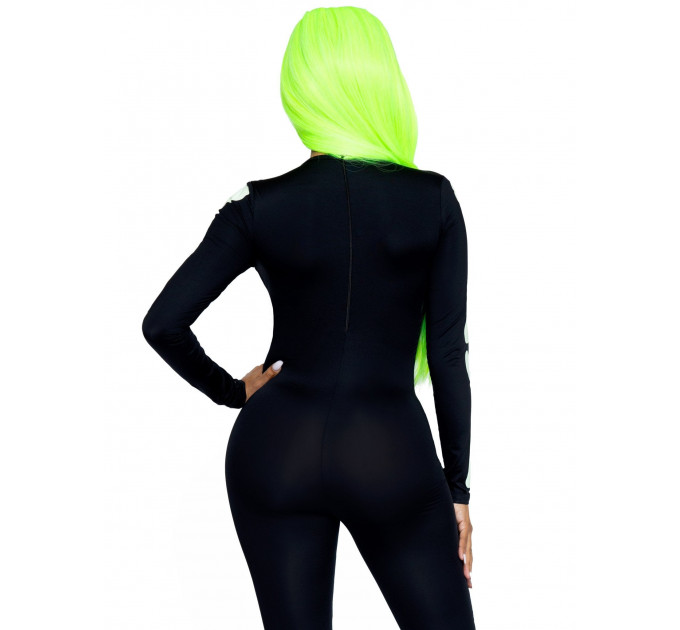 Костюм скелета, светиться в темноте Leg Avenue Womens Skeleton Bodysuit Halloween, размер M