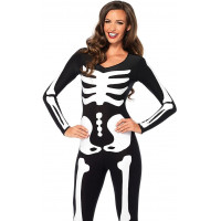 Костюм скелета, світитися у темряві Leg Avenue Womens Skeleton Bodysuit Halloween, розмір M