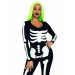 Костюм скелета, светиться в темноте Leg Avenue Womens Skeleton Bodysuit Halloween, размер M