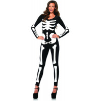 Костюм скелета, світитися у темряві Leg Avenue Womens Skeleton Bodysuit Halloween, розмір M