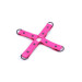 Крестообразная система фиксации NS Novelties Electra Hog Tie, розовый