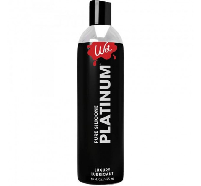 Лубрикант универсальный WET Platinum Luxury на силиконовой основе, 475 мл.
