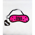 Маска DS Fetish Blindfold DIVA rose satin