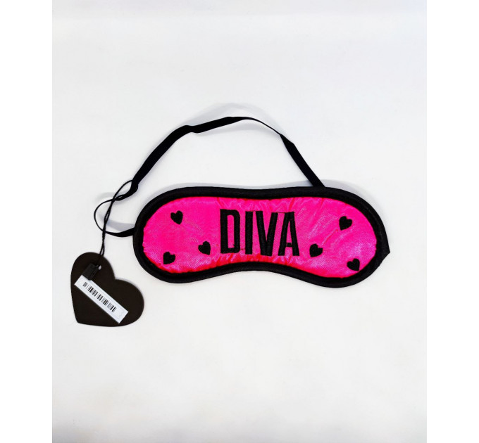 Маска DS Fetish Blindfold DIVA rose satin