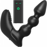 Масажер простати з вібрацією Nexus Bendz, силікон, чорний, 14 х 3 см