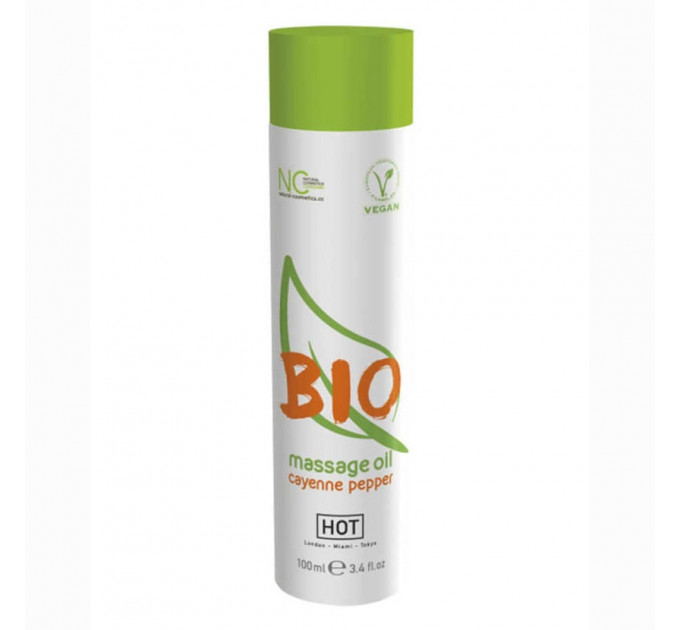 Массажное масло Hot Bio massage oil Cayenne Pepper, 100 мл