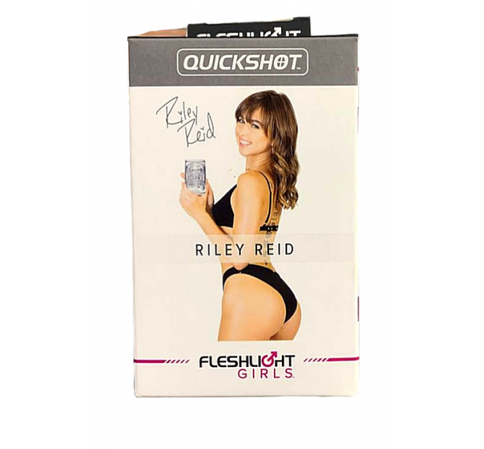 Мастурбатор в колбе Вагина и Анус FleshLight Riley Reid, прозрачный