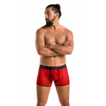 Чоловічі червоні боксерки з малюнком 046 SHORT PARKER red L/XL - Passion