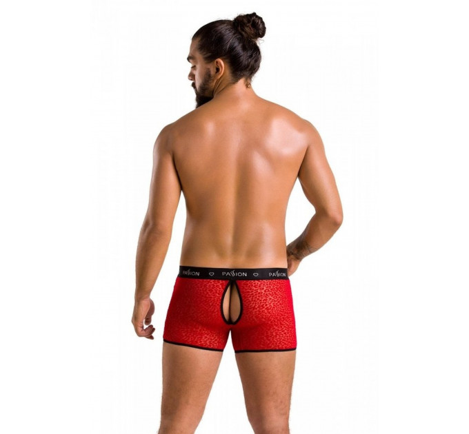 Чоловічі червоні боксерки з малюнком 046 SHORT PARKER red L/XL - Passion