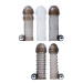 Набор насадок на член с вибрацией A&E VIBRATING PENIS SLEEVE KIT
