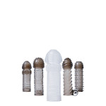 Набор насадок на член с вибрацией A&E VIBRATING PENIS SLEEVE KIT
