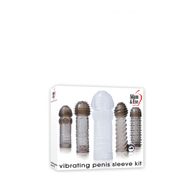 Набор насадок на член с вибрацией A&E VIBRATING PENIS SLEEVE KIT