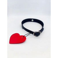 Ошейник с кольцом Collar black with ring