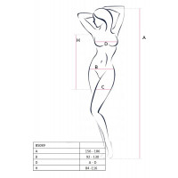 Платье с плетением в виде паутины Passion BS089 белое