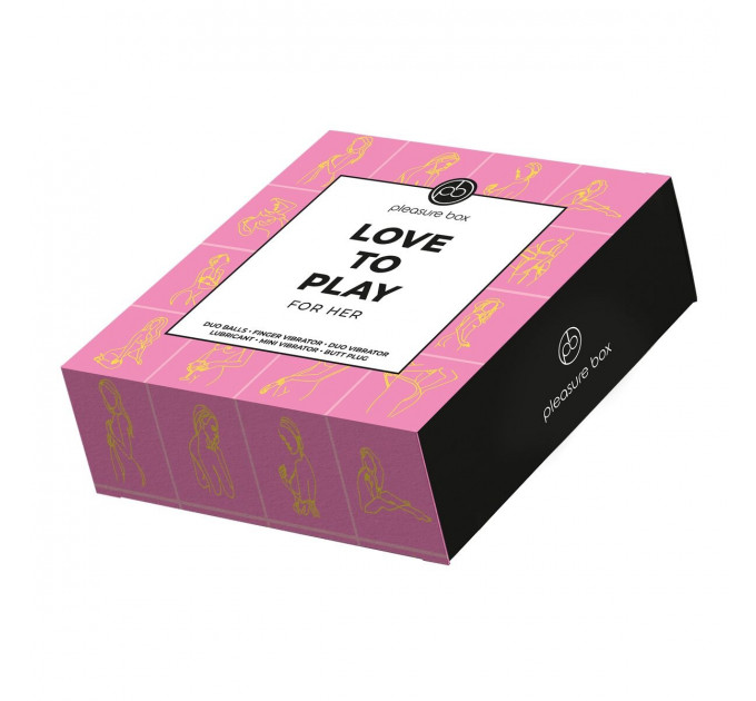 Подарочный набор для пары Dreamtoys Love To Play For Her 6 предметов, розовый