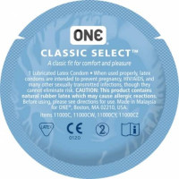 Набір класичних латексних презервативів One Classic Select (ціна за 5 шт.)