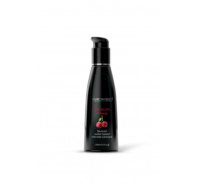 Съедобный лубрикант со вкусом вишни WICKED AQUA 120ML