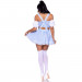 Сексуальный наряд Дороти Leg Avenue Ruby Slipper Sweetie, XS, 4 предмета, бело-голубой