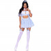 Сексуальный наряд Дороти Leg Avenue Ruby Slipper Sweetie, XS, 4 предмета, бело-голубой