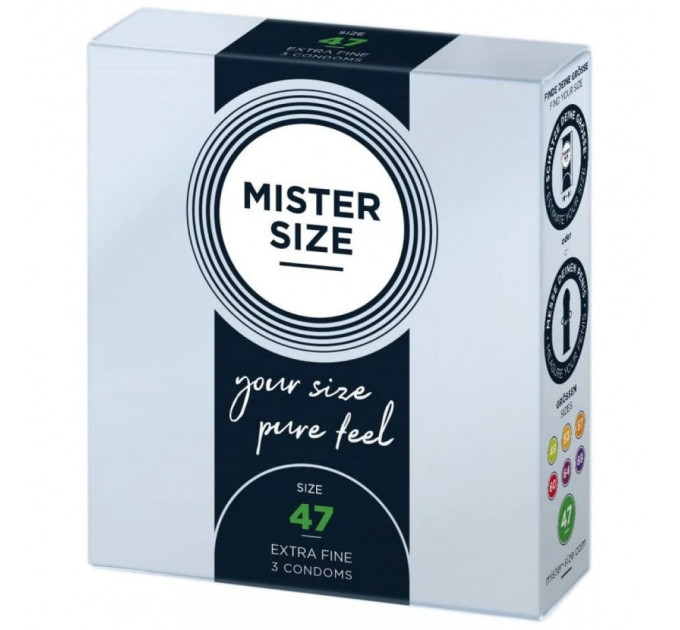 Презервативи Mister Size 47mm pack of 3