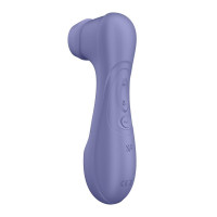 Вакуумний стимулятор клітора Satisfyer Pro 2 Generation 3 (у наборі дві силікон. насадки), фіолетовий