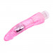 Вибратор прозрачный Chisa Crystal Jellie на батарейках, розовый
