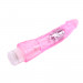 Вибратор прозрачный Chisa Crystal Jellie на батарейках, розовый