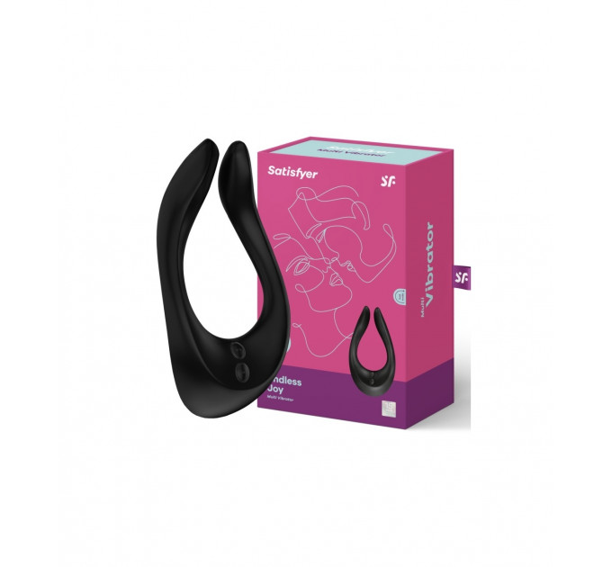 Вибромассажер для двоих Satisfyer Endless Joy, черный