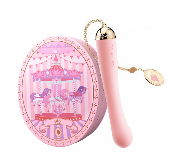 Вибратор для точки G с подключением к телефону ZALO Momoko Strawberry Pink