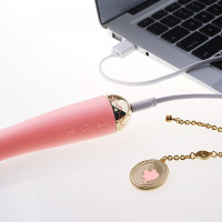 Вібратор для точки G з підключенням до телефону ZALO Momoko Strawberry Pink