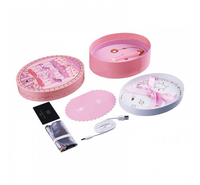 Вибратор для точки G с подключением к телефону ZALO Momoko Strawberry Pink