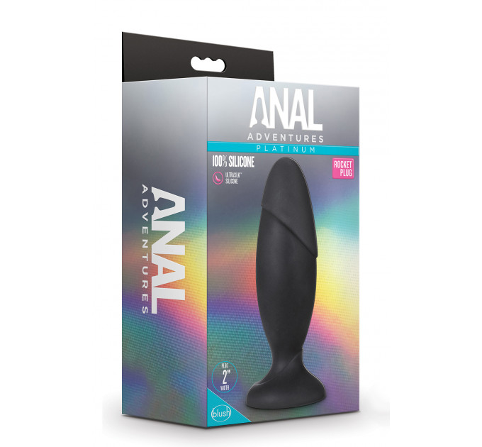 Анальна пробка Blush Anal Adventures Platinum Rocket Plug L