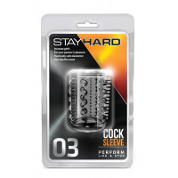 Насадка STAY HARD-COCK Sleeve 03, CLEAR